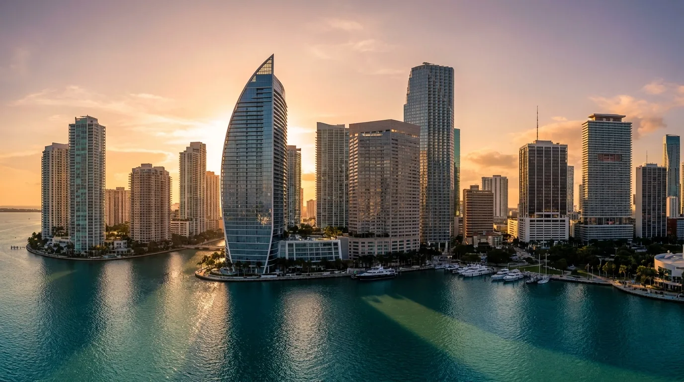 Miami commercial real estate skyline