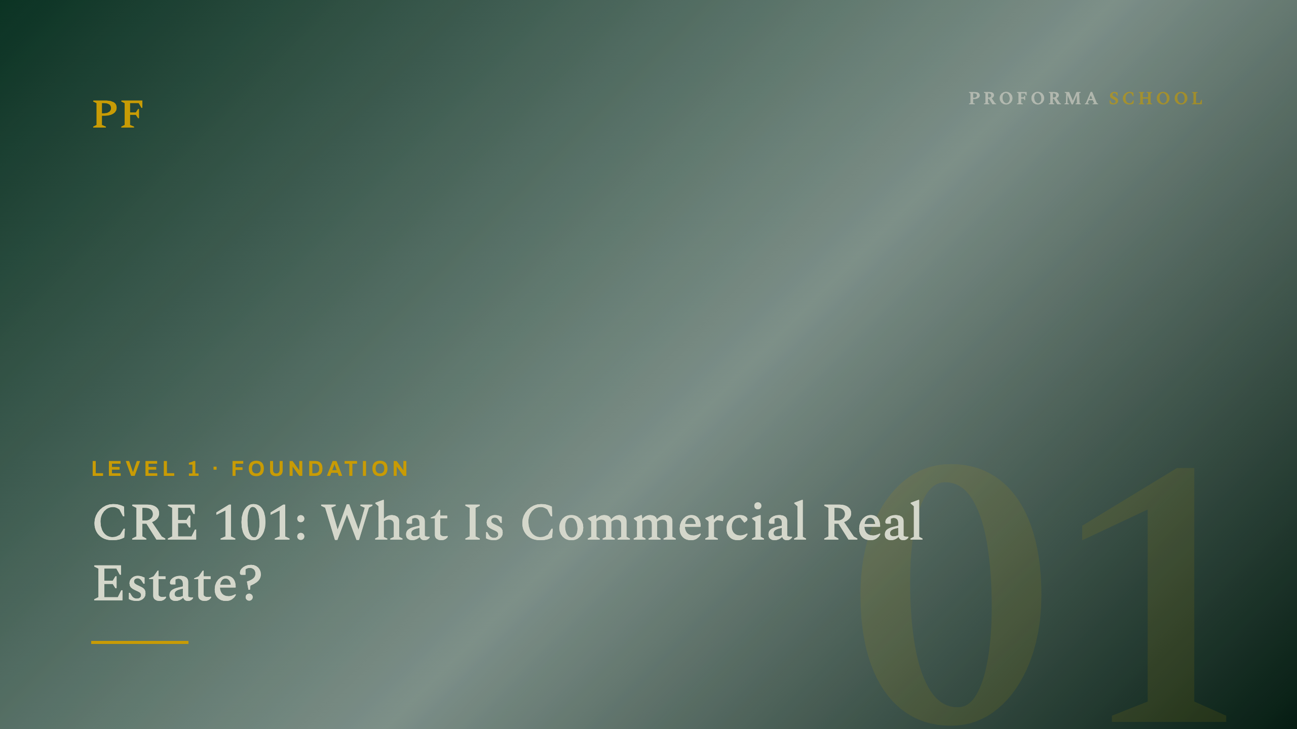 CRE 101: What Is Commercial Real Estate?
